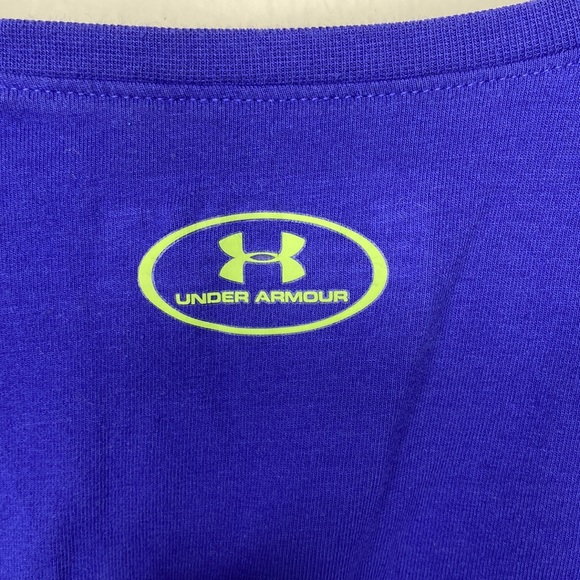 unisex navy basketball shirt under armour size XL youth basketball Heat Gear - Picture 3 of 6